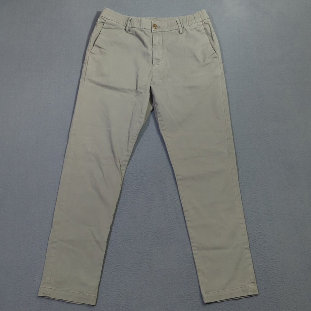 Bearbottom Pants Men's M Gray Stretch Chino Pant 30"